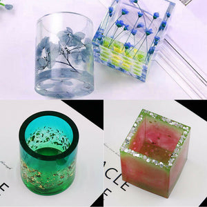 Silicone Mold for Resin Epoxy | Crystal Crafts | Pot Pen Holder Mould | DIY