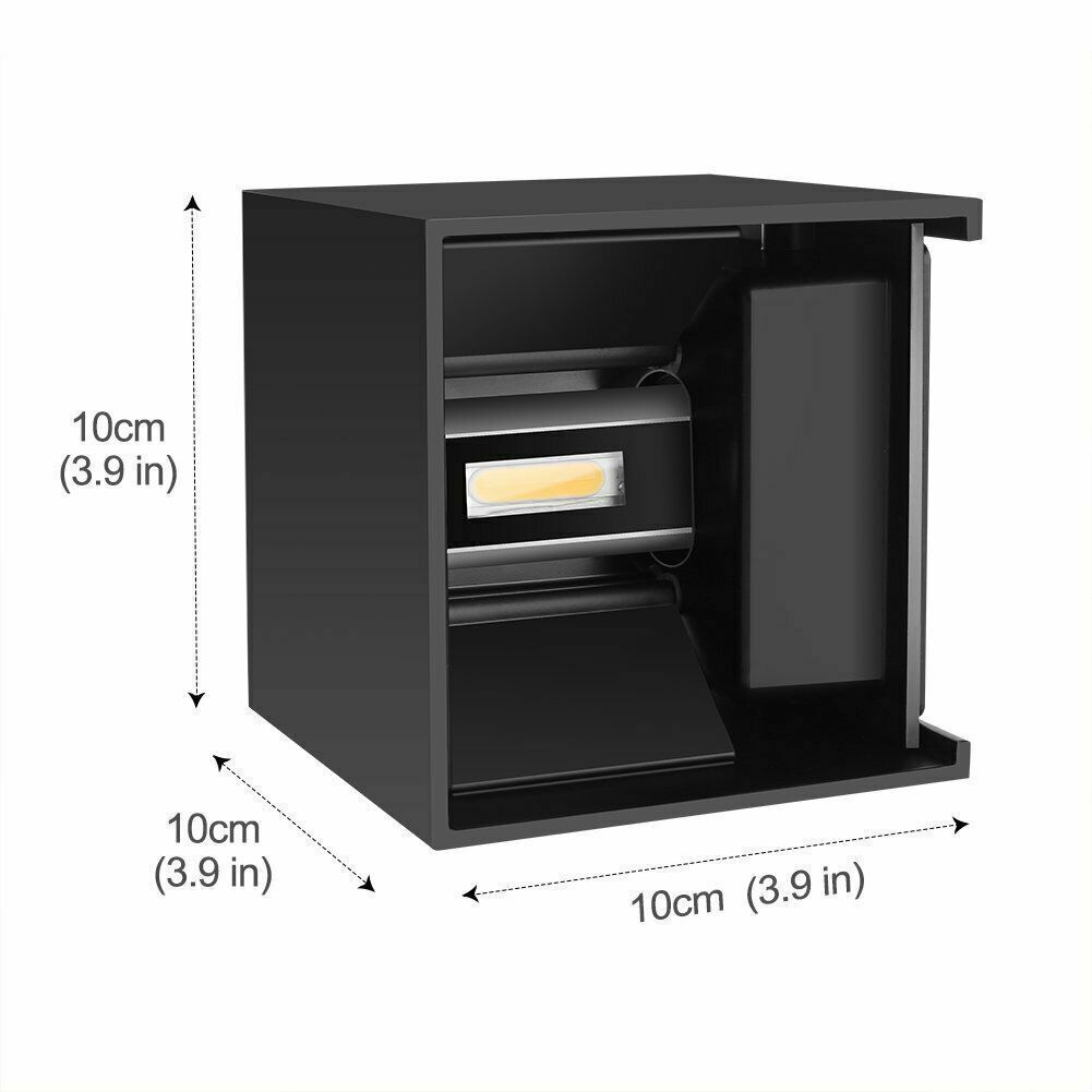 LED Wall Light Cube | 12W | Waterproof | Outdoor/Indoor | Cool