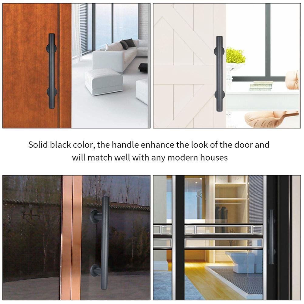 Barn Door Handle | 12" Sliding Flush Pull | Stainless Steel | Wood Gate Hardware