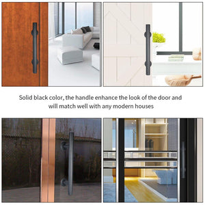 Barn Door Handle | 12" Sliding Flush Pull | Stainless Steel | Wood Gate Hardware