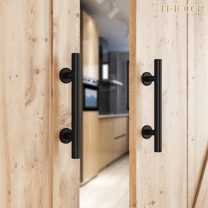 Barn Door Handle | 12" Sliding Flush Pull | Stainless Steel | Wood Gate Hardware