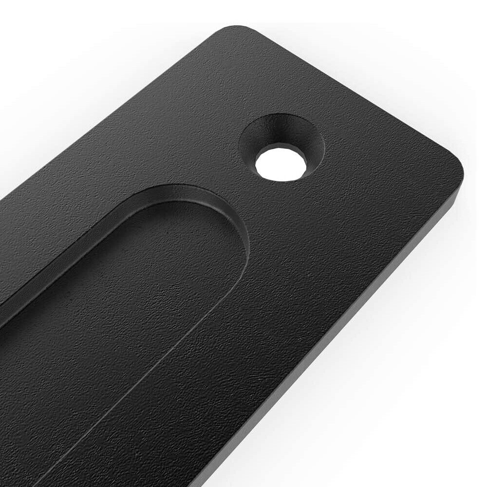 Barn Door Handle | 12" Sliding Flush Pull | Stainless Steel | Wood Gate Hardware