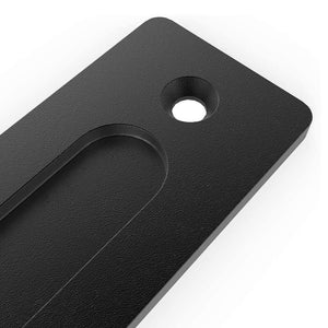 Barn Door Handle | 12" Sliding Flush Pull | Stainless Steel | Wood Gate Hardware