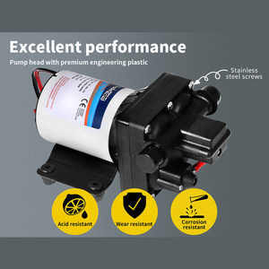 12V Caravan Water Pump | High Pressure | Self-priming | RV Camping Boat | 70PSI | 20.8L/M