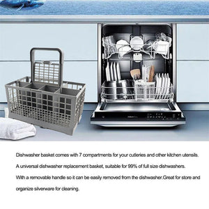 Dishlex Dishwasher Replacement Cutlery Basket | Reinforced Base | 240x140x120mm | Durable Design
