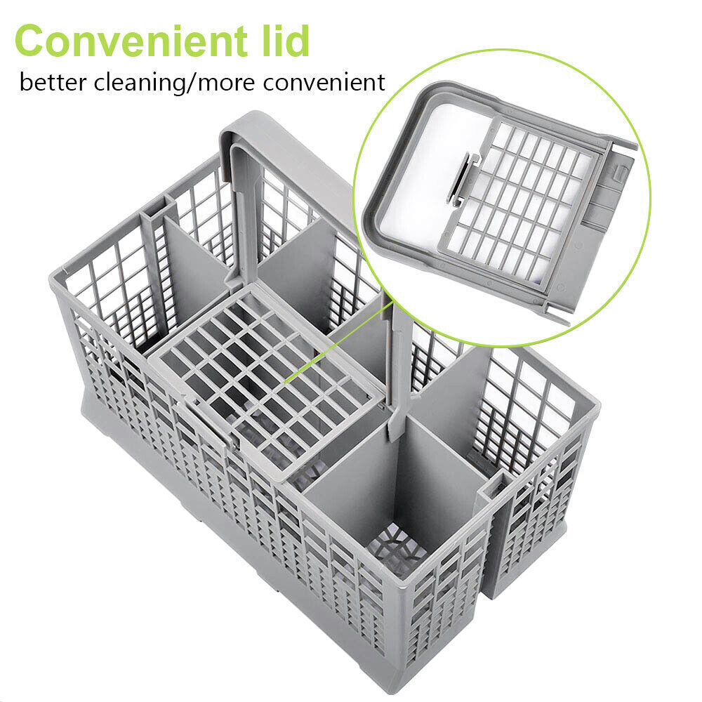 Dishlex Dishwasher Replacement Cutlery Basket | Reinforced Base | 240x140x120mm | Durable Design