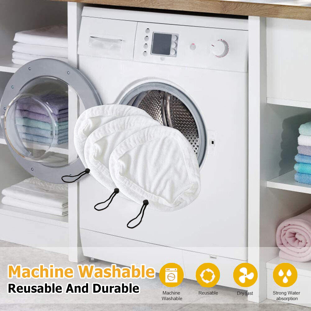 Steam Mop Pads | 6PCS | H2O Replacement | Washable & Reusable | Microfiber Cloths