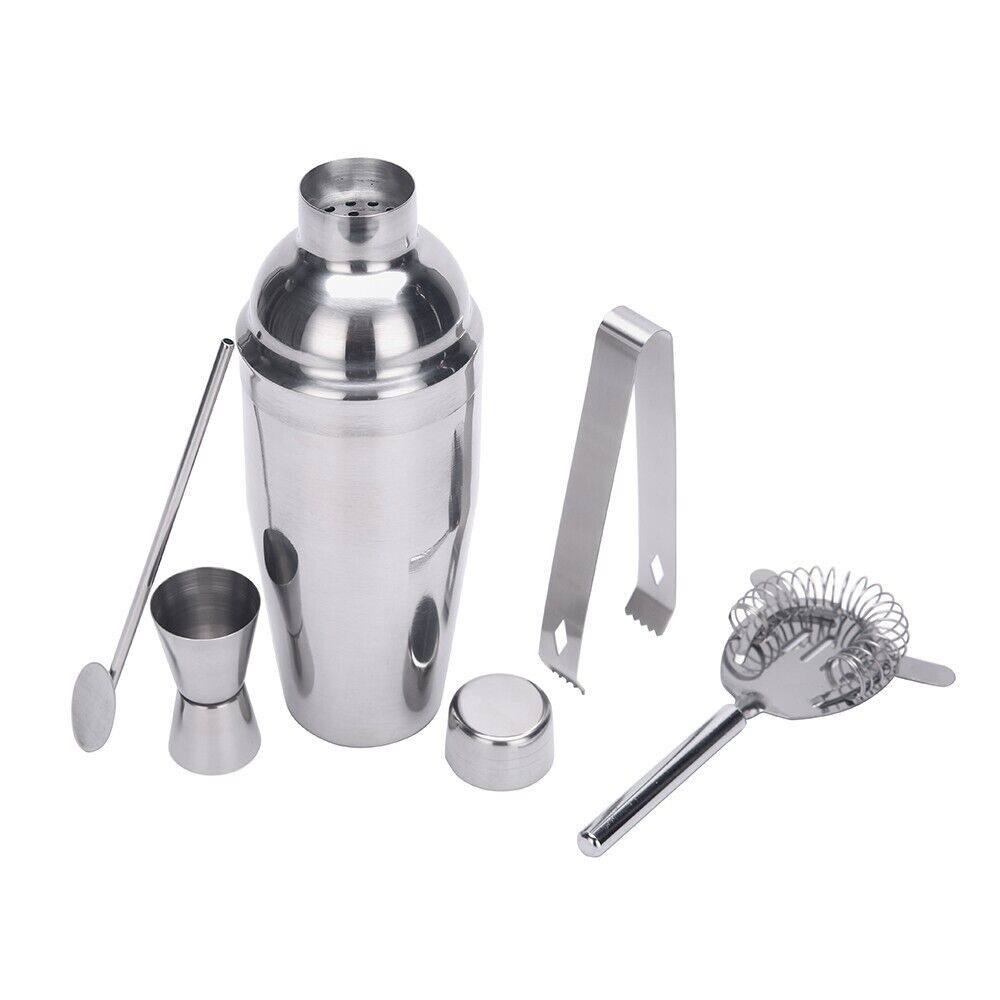 Boston Cocktail Shaker Set | Maker Mixer Martini Spirit Bar Strainer | Bartender Kit