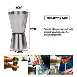 Boston Cocktail Shaker Set | Maker Mixer Martini Spirit Bar Strainer | Bartender Kit