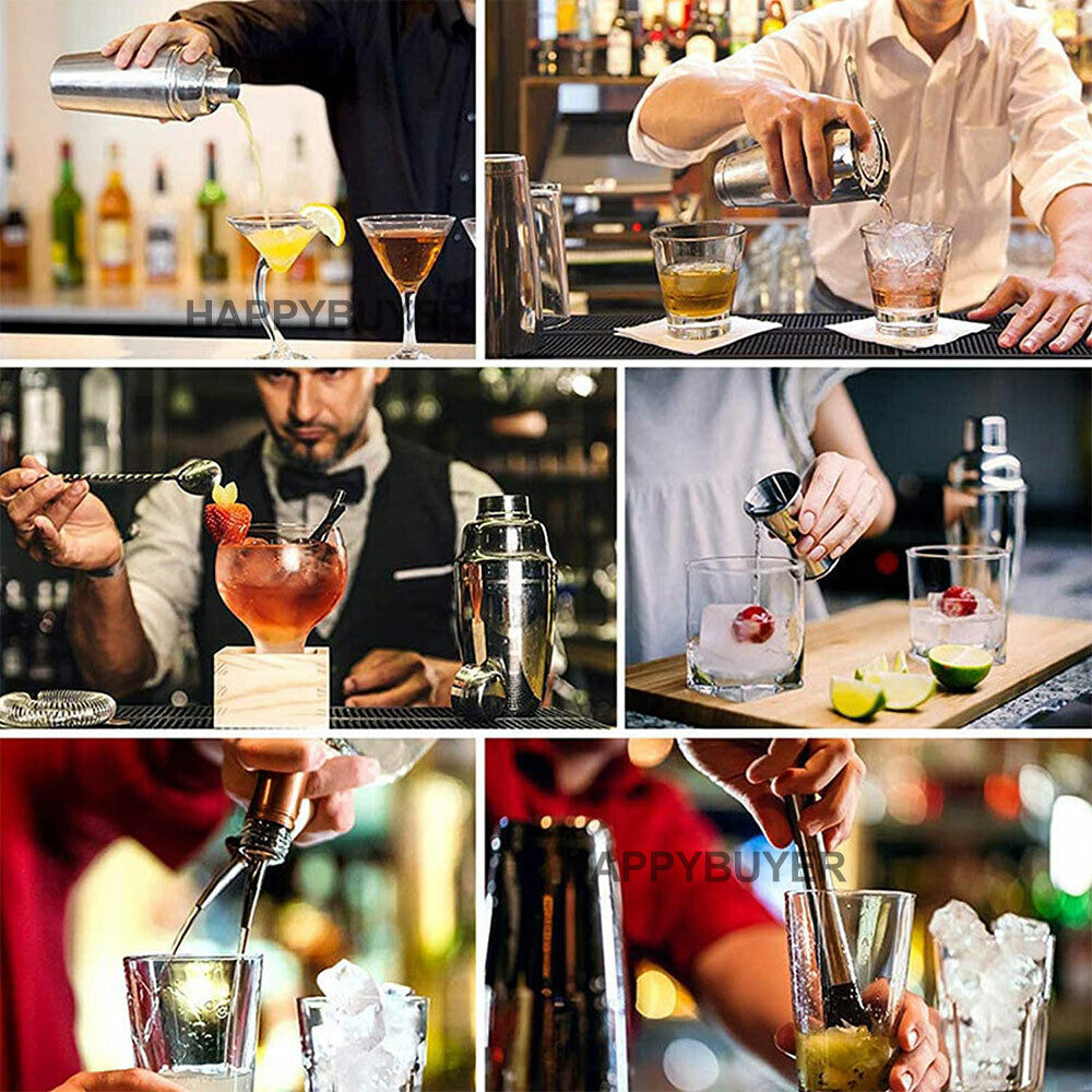 20Pcs Cocktail Shaker Set | 750ml Martini Strainer | Bartender Kit | Bar Spirits Maker