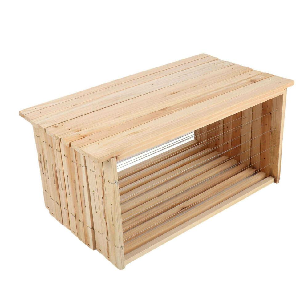 10x Wire Beehive Frame | Assembled Wood Steel | Unwaxed Deep Hive Frames | Beekeeping