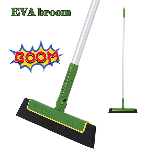 Green Floor Squeegee Wiper | Extendable Handle | Tile & Floor Cleaning