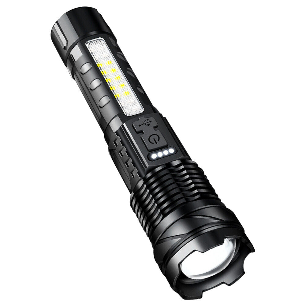 Super Bright Flashlight | 30W | 14 LED | White Laser Tactical Torch | Camping | AU