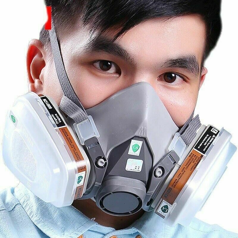 7 IN 1 Gas Mask | Full Face Respirator | Paint Spray | Chemical Facepiece | Reusable | AU