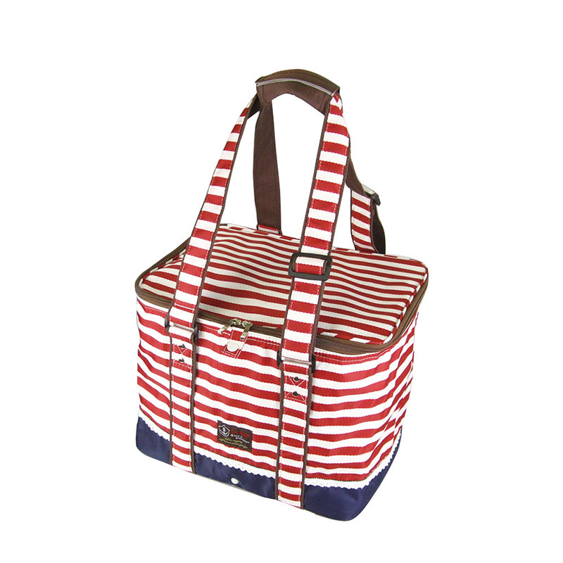Insulated Picnic Bag | Red | Thermal Cooler | Portable Lunch Food Tote | Carry Storage