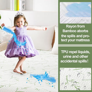 King Single Bamboo Mattress Protector | Fully Fitted | Waterproof & Breathable Design