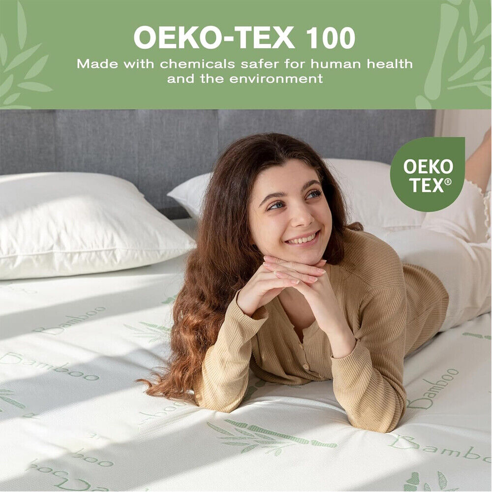 King Single Bamboo Mattress Protector | Fully Fitted | Waterproof & Breathable Design