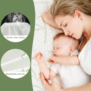 King Single Bamboo Mattress Protector | Fully Fitted | Waterproof & Breathable Design