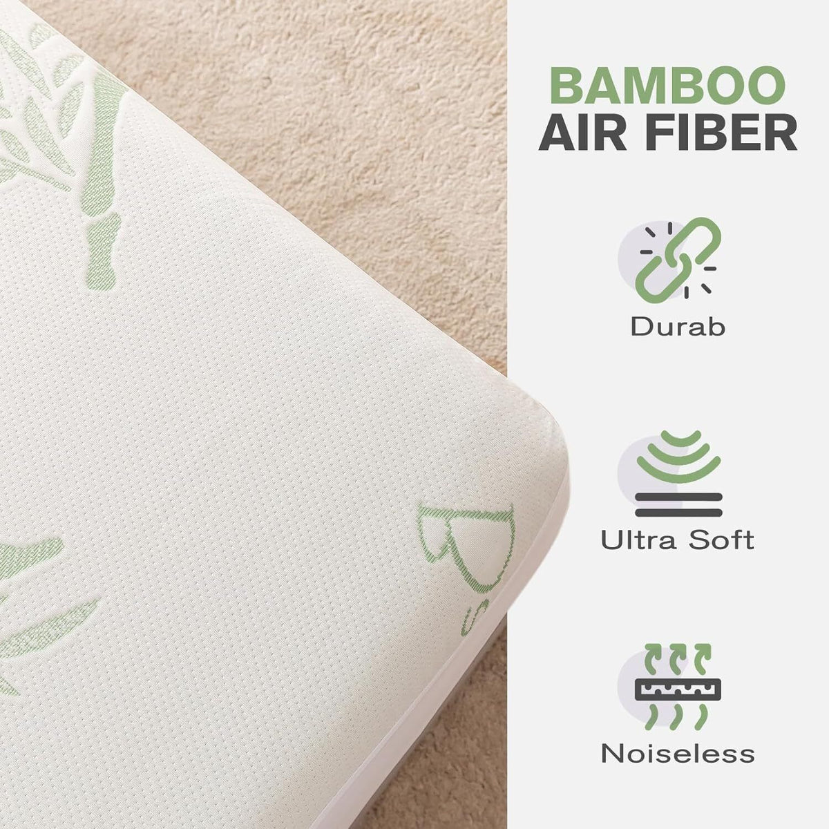 King Single Bamboo Mattress Protector | Fully Fitted | Waterproof & Breathable Design