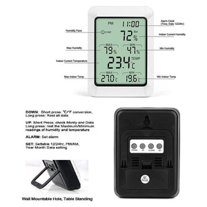 2024 Digital LCD Humidity Meter | Indoor Hygrometer | Thermometer | Temperature | NEW