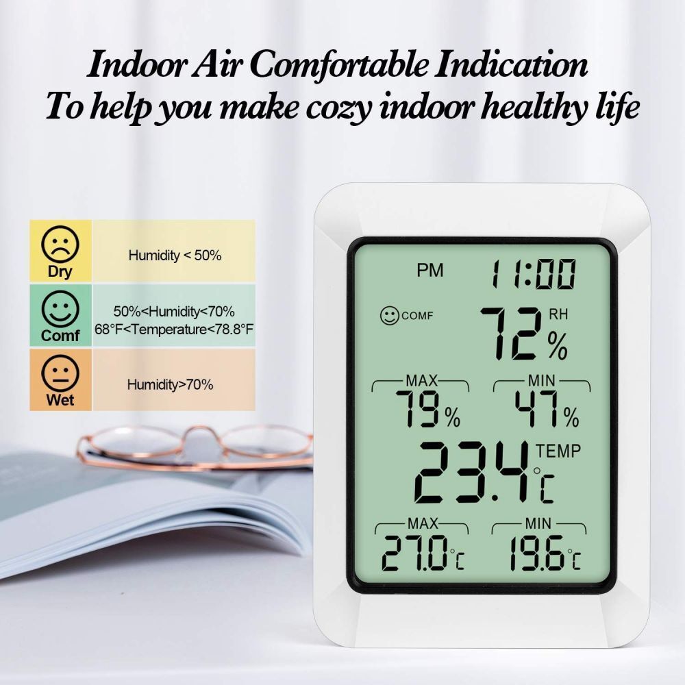 2024 Digital LCD Humidity Meter | Indoor Hygrometer | Thermometer | Temperature | NEW