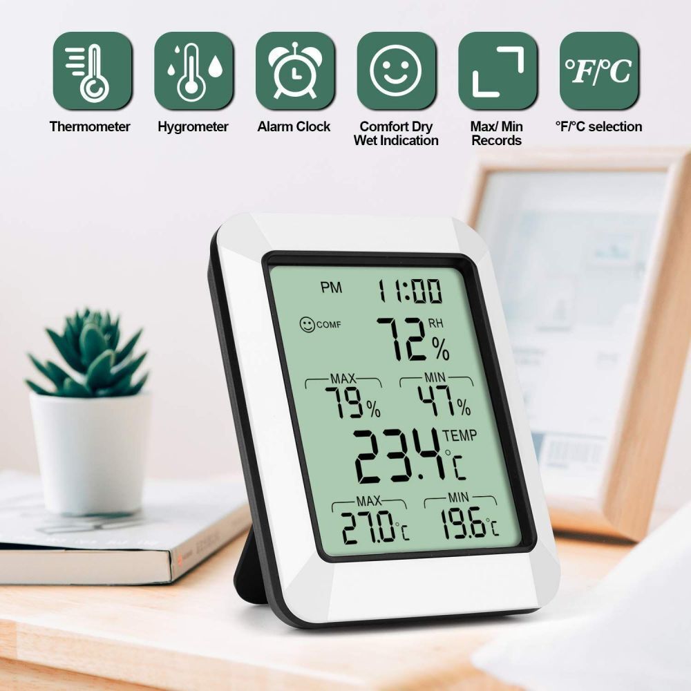2024 Digital LCD Humidity Meter | Indoor Hygrometer | Thermometer | Temperature | NEW