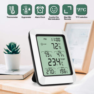 2024 Digital LCD Humidity Meter | Indoor Hygrometer | Thermometer | Temperature | NEW