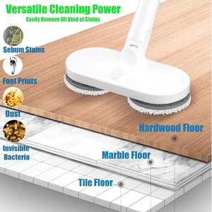 5-In-1 Cordless Electric Mop | Floor Cleaner | Polisher & Scrubber | Multi-Surface Cleaning