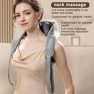 5D Massagers for Neck and Shoulder with Heat | Goletsure Pain Relief | Deep Kneading | Grey
