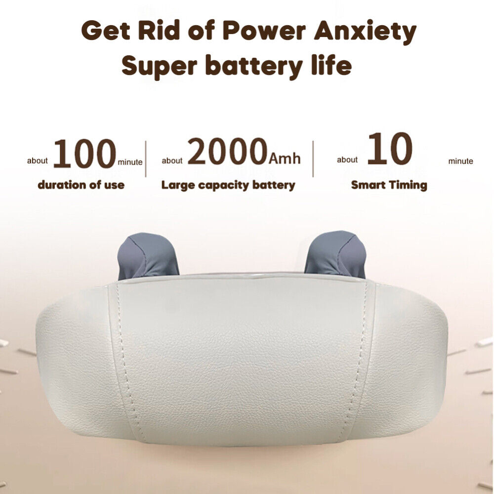 5D Massagers for Neck and Shoulder with Heat | Goletsure Pain Relief | Deep Kneading | Grey