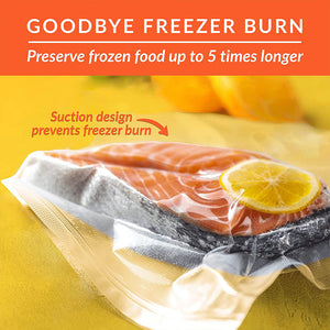 5 Roll Vacuum Food Sealer Bags | Saver Seal Rolls | Commercial Heat Grade | 25cm x 6m