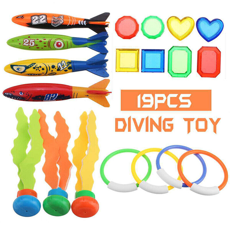 Kids Pool Diving Toys Set | Underwater Games | Fun Swimming Training | Summer Toys