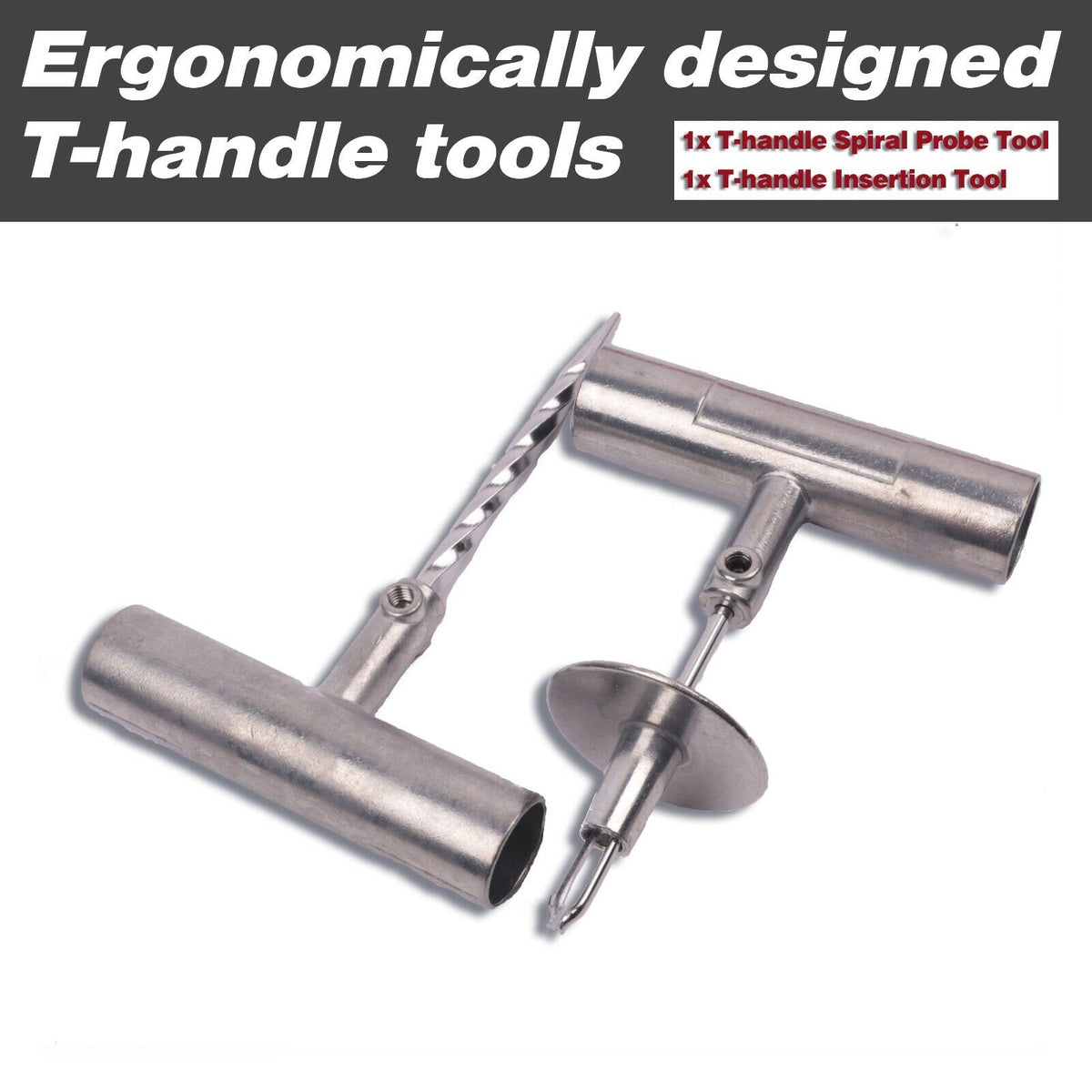 56-Piece Tyre Puncture Repair Kit | Heavy-Duty Tube Recovery Plugs with Case | Car/4WD