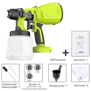 Cordless High Pressure Airless Spray Gun | Paint Sprayer | For Makita 21V Battery