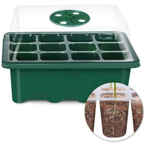 10 Set 12-Hole Plant Seed Grow Box | Propagation Nursery Seedling Starter Tray