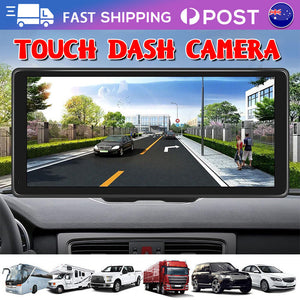 10.26" 4K Dash Cam Car Stereo | For Apple Carplay & Android Auto | GPS Rear Camera