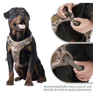 Dog Harness Tactical No Pull | Adjustable Pet Military Working Training Vest | S