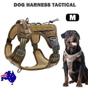 Dog Harness Tactical No Pull | Adjustable Pet Military Working Training Vest | M