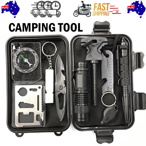 Emergency Survival Kit | Camping & Tactical Gear | Outdoor Sports | Comprehensive Tool Set