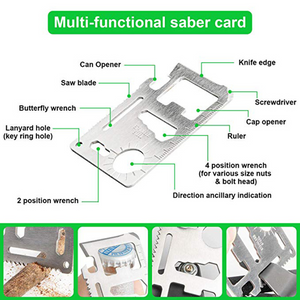 Emergency Survival Kit | Camping & Tactical Gear | Outdoor Sports | Comprehensive Tool Set