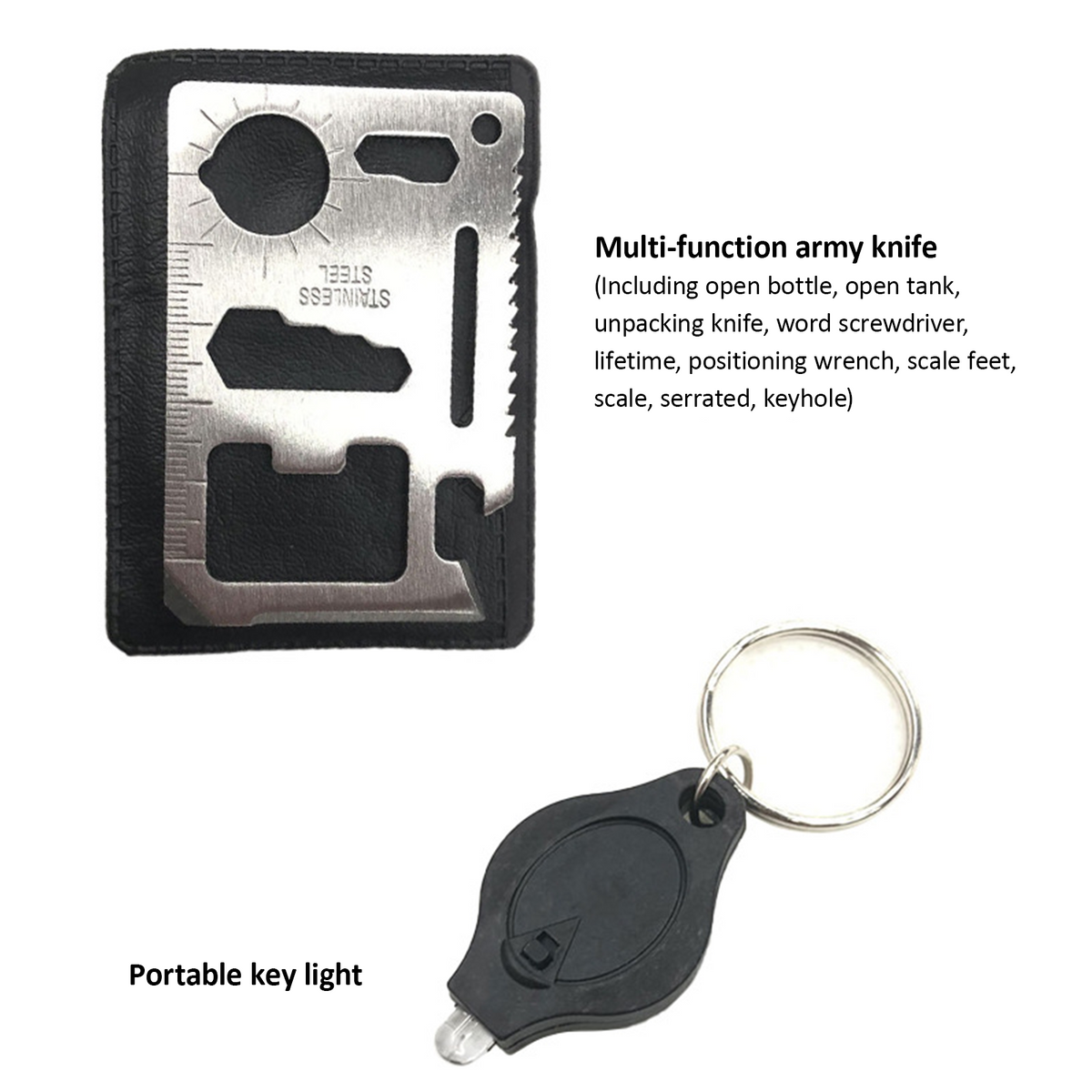 Emergency Survival Kit | Camping & Tactical Gear | Outdoor Sports | Comprehensive Tool Set