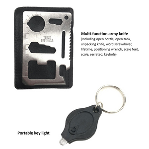 Emergency Survival Kit | Camping & Tactical Gear | Outdoor Sports | Comprehensive Tool Set