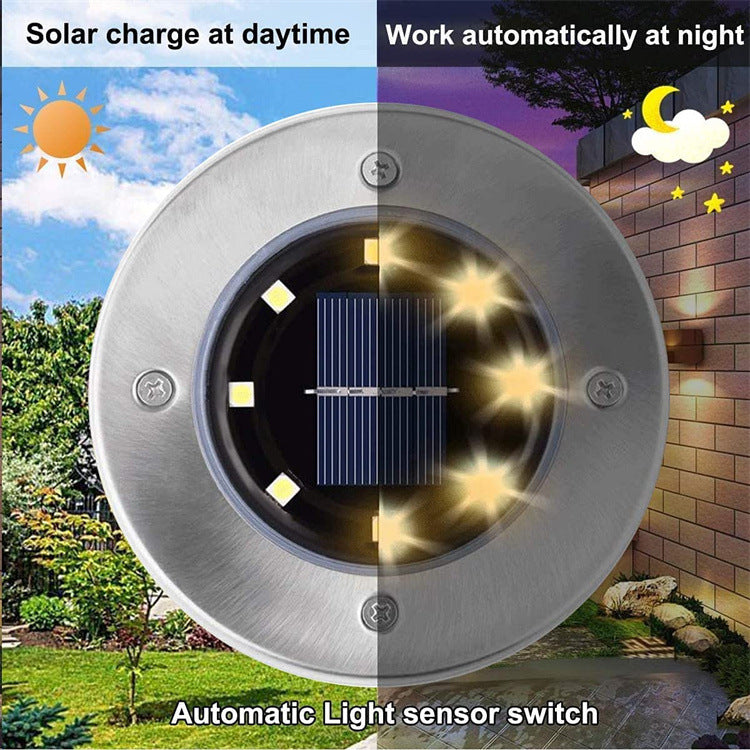 Solar Underground Light | LED | Waterproof | Color Changing | Garden Buried Lamp
