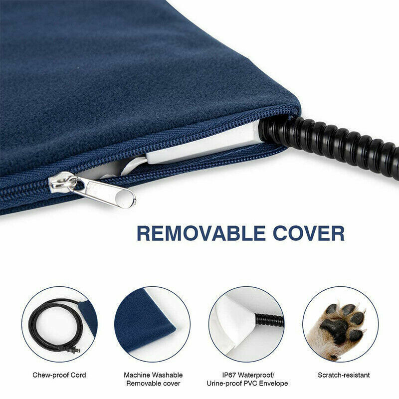 Electric Pet Heat Pad | Waterproof Heating Mat | Chew-Resistant | Warm Bed for Cats & Dogs
