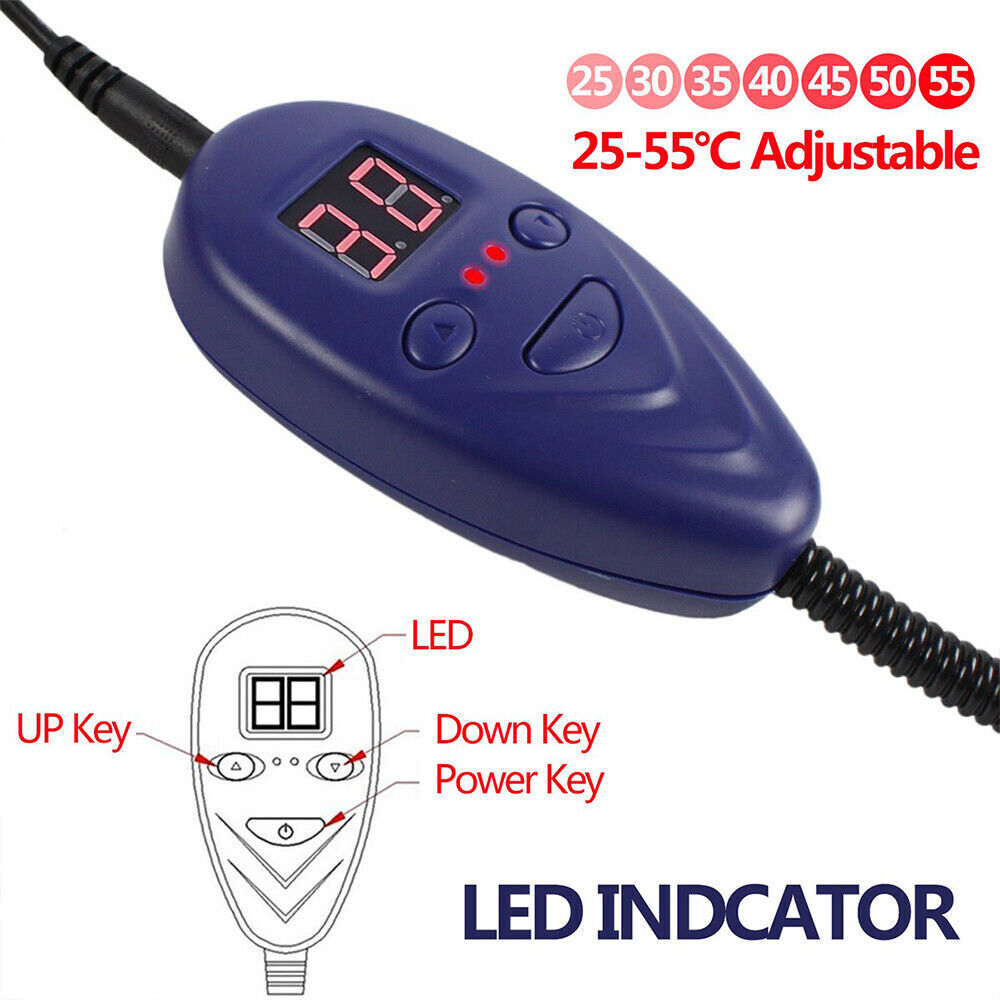 Electric Pet Heat Pad | Waterproof Heating Mat | Chew Resistant | L | Cat & Dog Bed