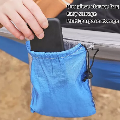 Outdoor Camping Hammock | Lightweight & Portable | 260x140cm | Travel Grey