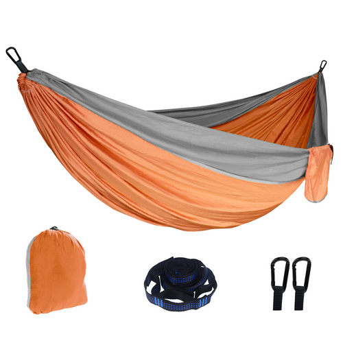 Outdoor Camping Hammock | Lightweight | 260x140cm | Portable Travel | Orange