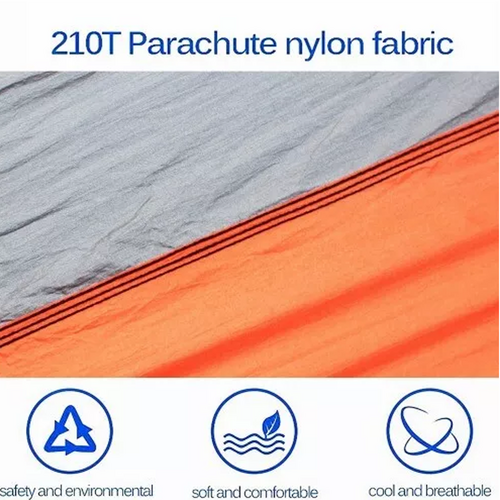 Outdoor Camping Hammock | Lightweight | 260x140cm | Portable Travel | Orange