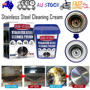 Stainless Steel Cleaning Cream | Jue-Fish | Kitchen Pot & Stove Black Scale Remover