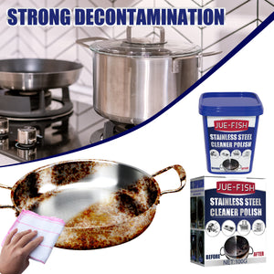 Stainless Steel Cleaning Cream | Jue-Fish | Kitchen Pot & Stove Black Scale Remover